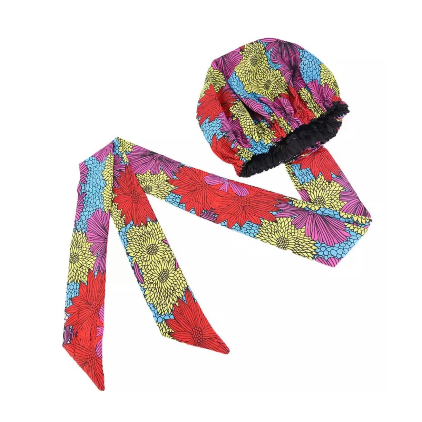 2 In 1 Satin Bonnet Head Wrap
