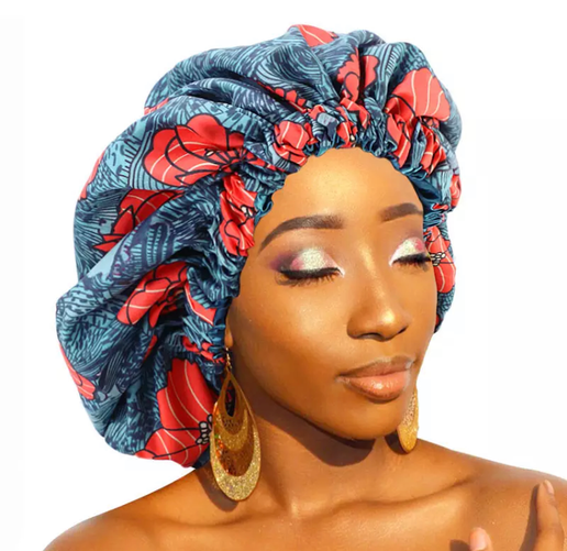 Ankara Print Bonnets