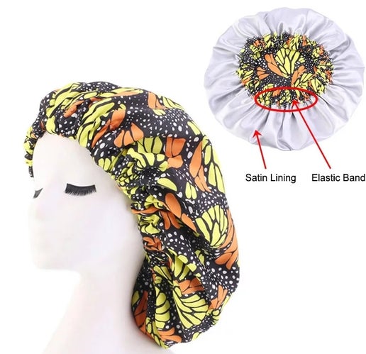Ankara Print Bonnets
