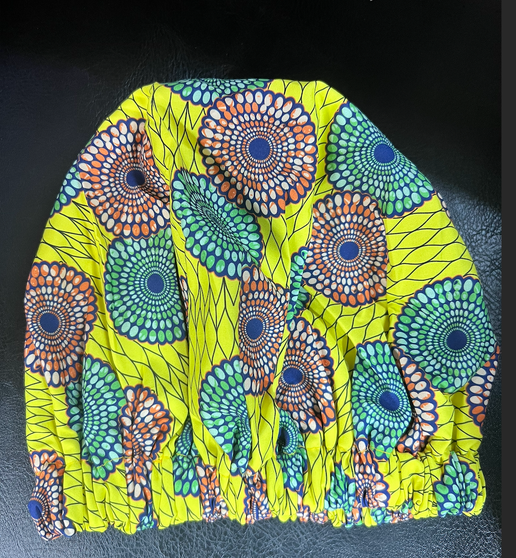 Ankara Print Bonnets