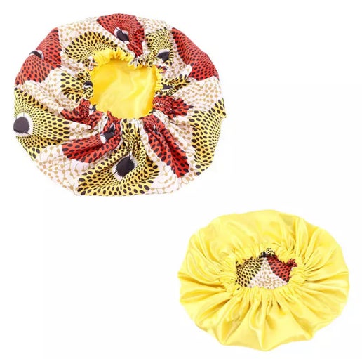 Ankara Print Bonnets