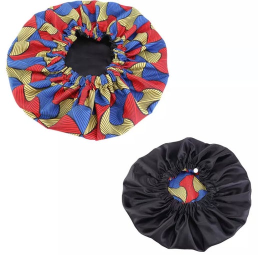 Ankara Print Bonnets